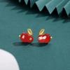 Индивидуальные ретро-имитация нефритового красного кролика, геометрические серьги-джокеры, женские украшения