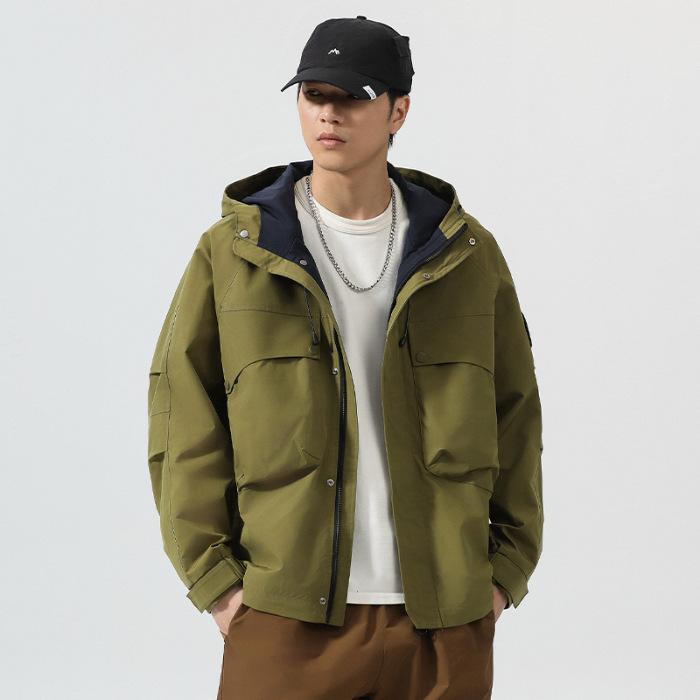 Ветрозащитная и водонепроницаемая куртка American Hooded Tooling Jacket Мужская и женская куртка для альпинизма на открытом воздухе