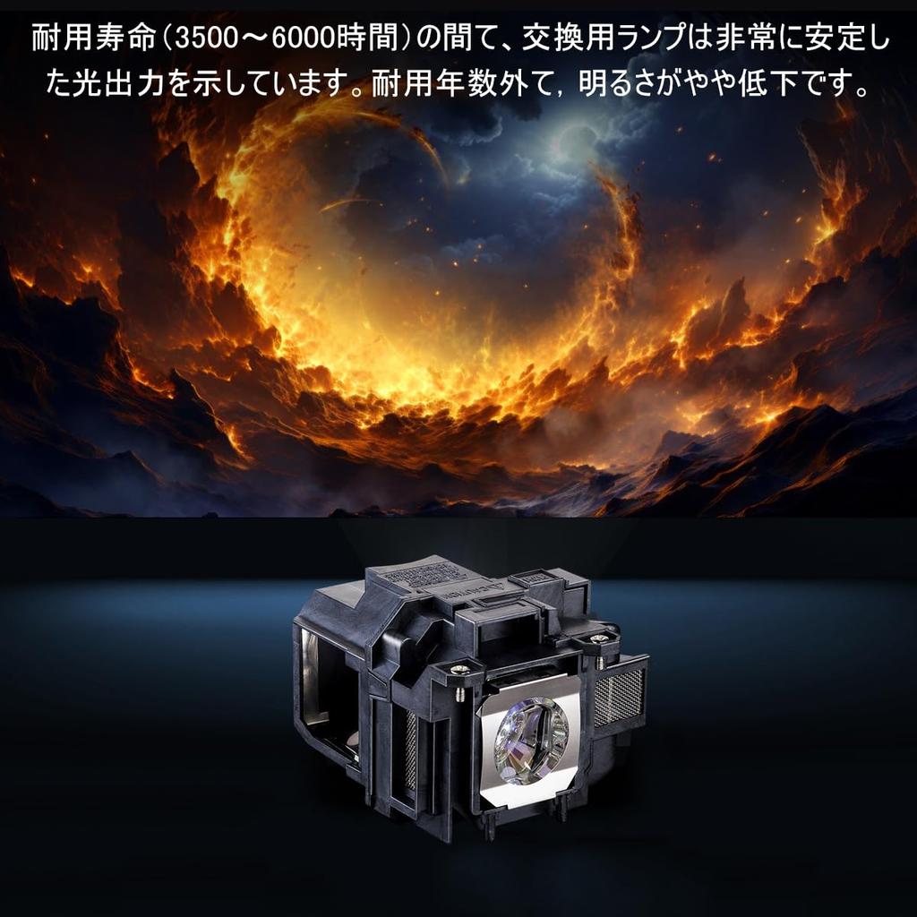 Angrox Projector Epson Replacement Lamp ELPLP88 Epson Lamp Replacement lamp for EB-W31 EB-X31 EB-S31 EB-S04 EB-965H EB-W31C7 EB-W31C8 EB-W420C7 EB-U32