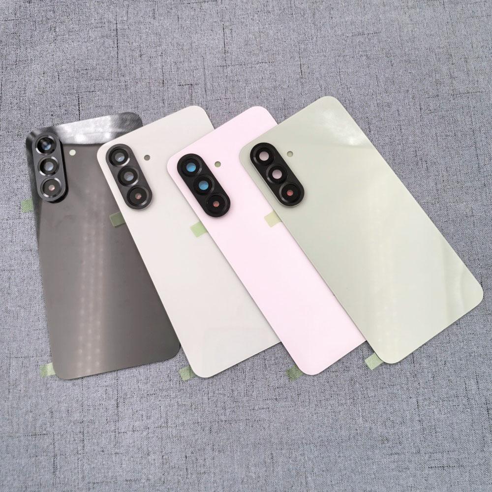 For Samsung Galaxy A56 A06 A16 A26 A36 A17 4G 5G Glass Back Battery Cover Rear Housing Case Replace Parts With Camera Lens