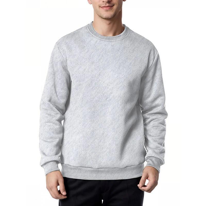 Mens Oversized Casual Sport Hoodie Long Sleeve Crewneck Sweatshirt Fall Fitness Gym Walking