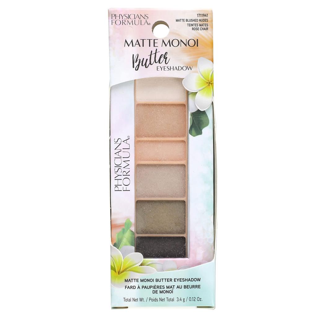 Physicians Formula, Матовые тени для век Monoi, Butter, 1711941 Матовые румяна Nude, 3,4 г (0,12 унции)