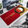 Custom Name Text Mouse Pad Feyenoord Personalized Desk Pad For Work And Gaming