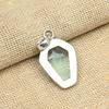 Green Amethyst Gemstone Solid 925 Silver Handmade Design Fancy Pendant Jewelry