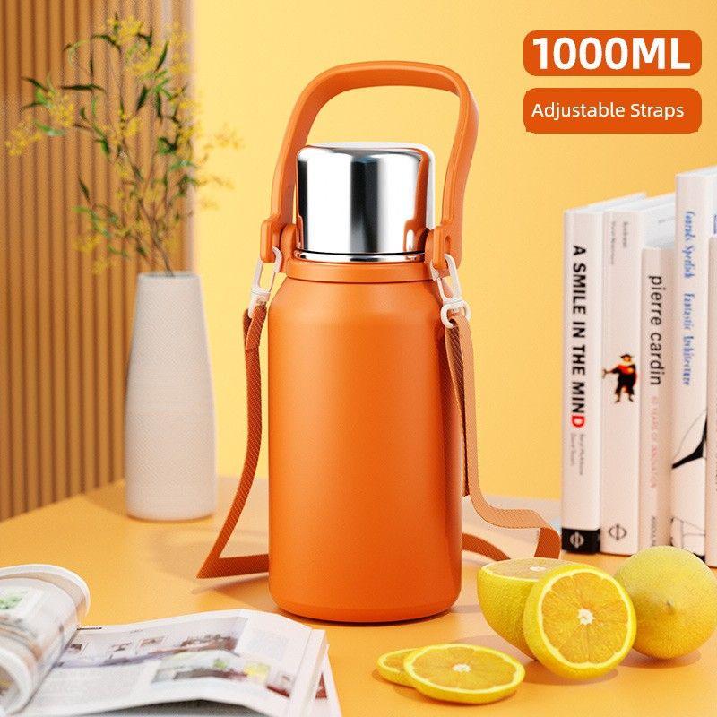 Thermos Cup, Travel Kettle, Tea Cup, Portable for Adults, Can Be Carried on the Body, Can Be Hung on the Body, and Can Be Used as a Water Bottle