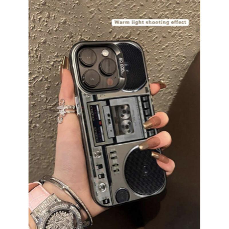 Retro camera case for iPhone 18, iPhone 14 Pro, creative frosted protective case for iPhone 13/11 Pro Max
