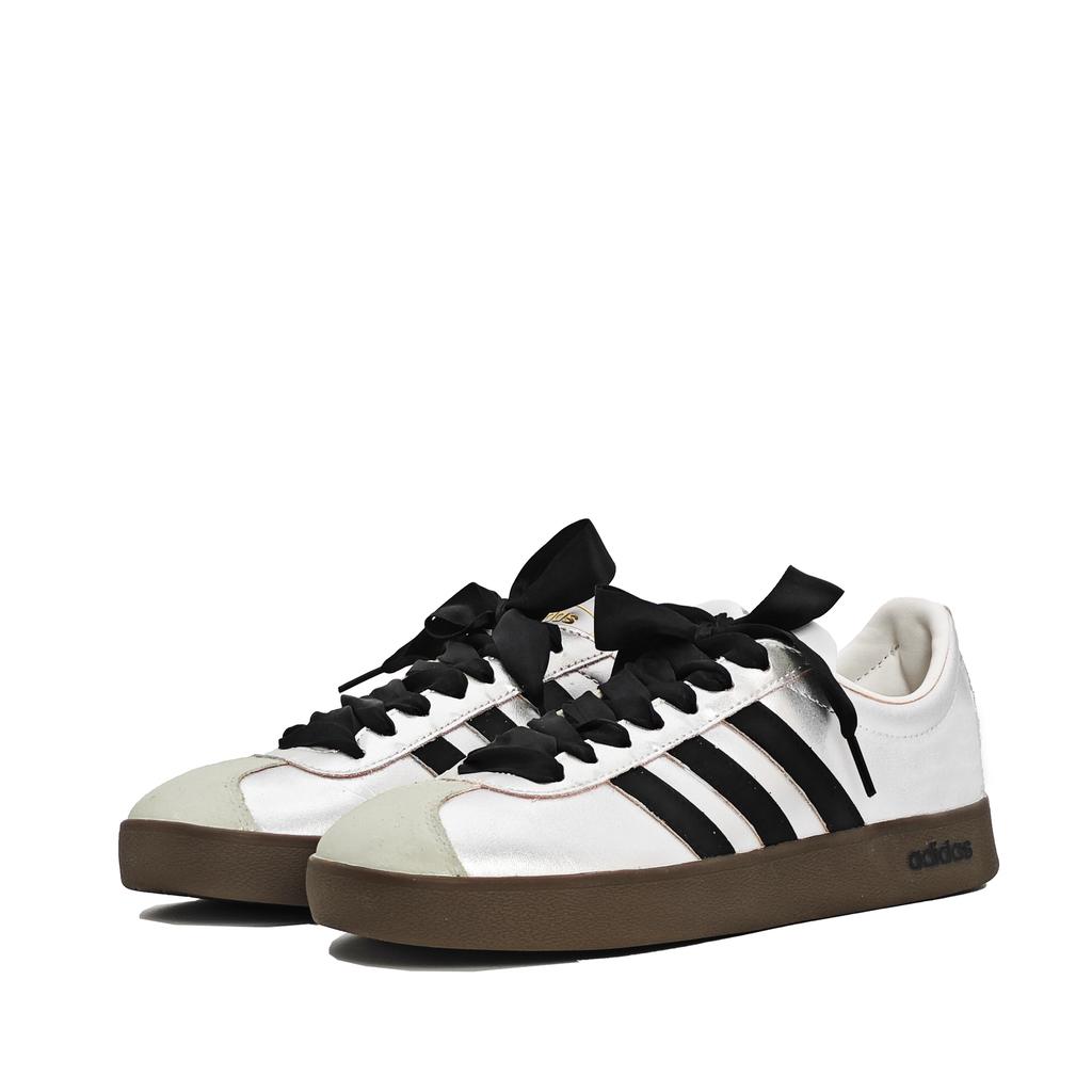 Adidas Neo VL Court 2.0 Galaxy Black Box Slip Resistant Low top Skateboard Shoes Unisex Silver ID6015(Team433-SBOX)