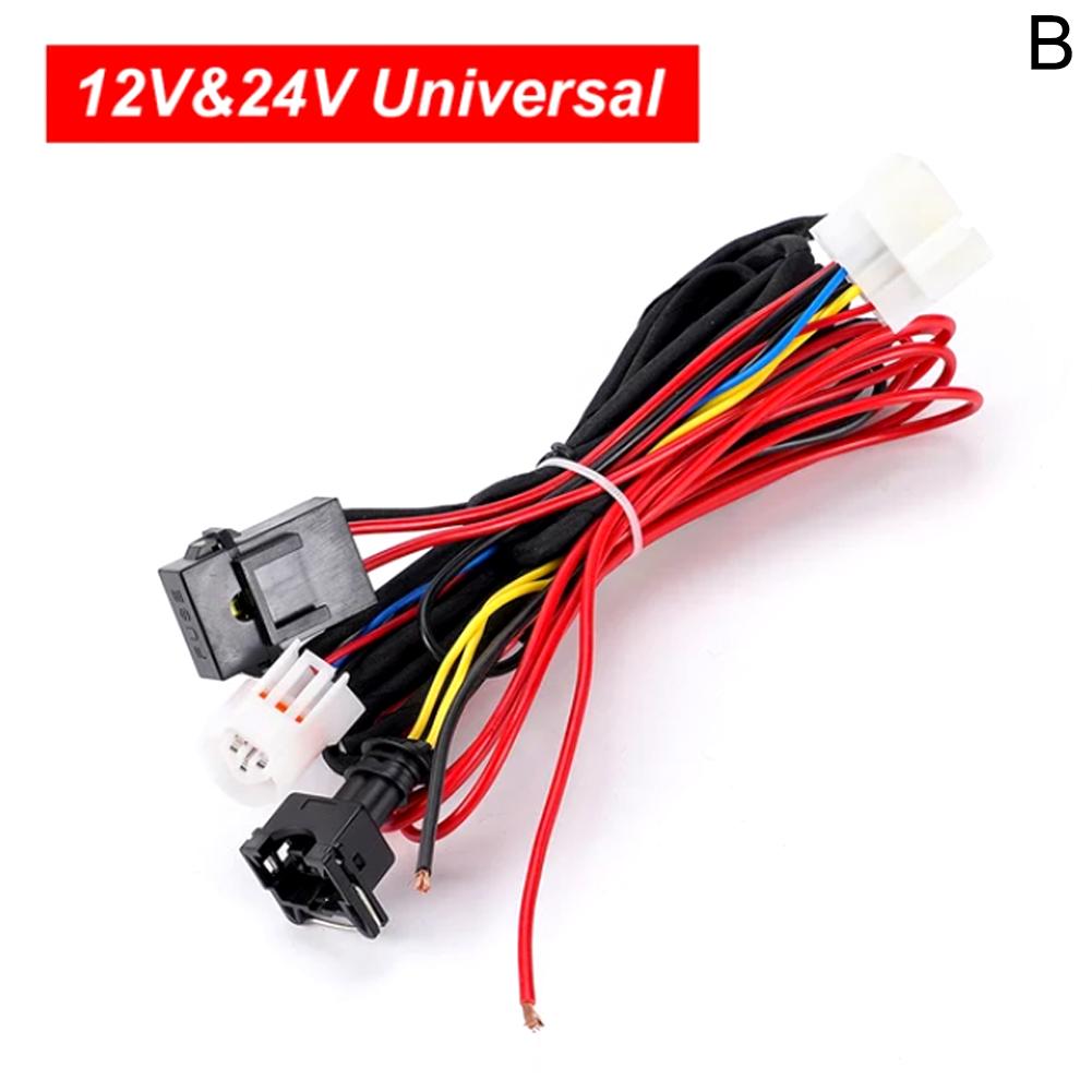 Для Webasto Eberspacher дизельный воздушный стояночный обогреватель жгут проводов 12 В 24 В универсальный кабель-адаптер круглый треугольный воздушный дизельный обогреватель