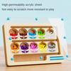 Bead Maze Color Sorting Game Wooden Magnetic Sorting Travel Board  Family Parent Child