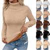 Women's Casual Knitted Sweater Solid Color Casual Loose Sweater