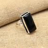 Black Onyx Gemstone Handmade 925 Sterling Silver Jewelry Ring For Women