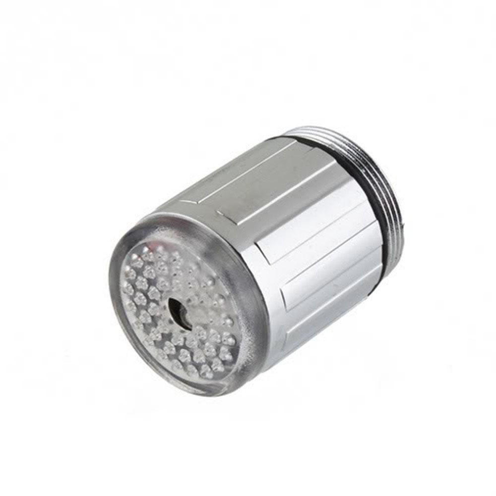 Стильный Смеситель для Раковины в Ванной Комнате Stream Glow Top Сенсорный Контроль Температуры Светодиодная Подсветка Водопроводный Кран