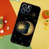 Чехол для телефона «Солнце Луна Знаки Зодиака Небесные» для iPhone 17 Pro Max 16 15 14 12 11 13 Pro Max Plus 12 13 Mini 16e 17 Air Cover