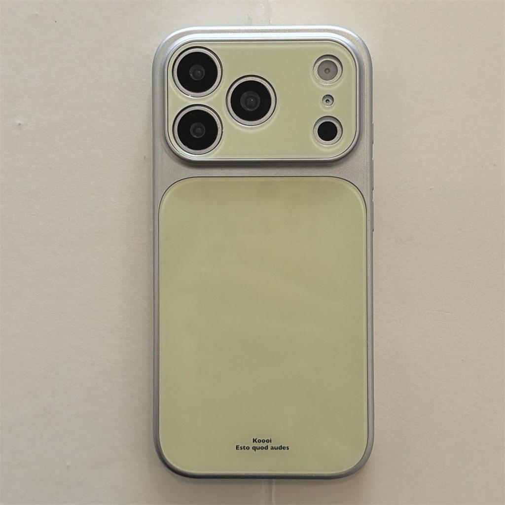 Однотонный чехол-макарон для iPhone 17 Pro Max с большим окном и защитой от падений