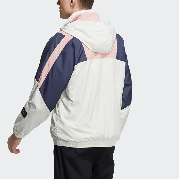 Adidas Мужская куртка с капюшоном Essentials Верхняя одежда Фиолетовый Розовый HE9893