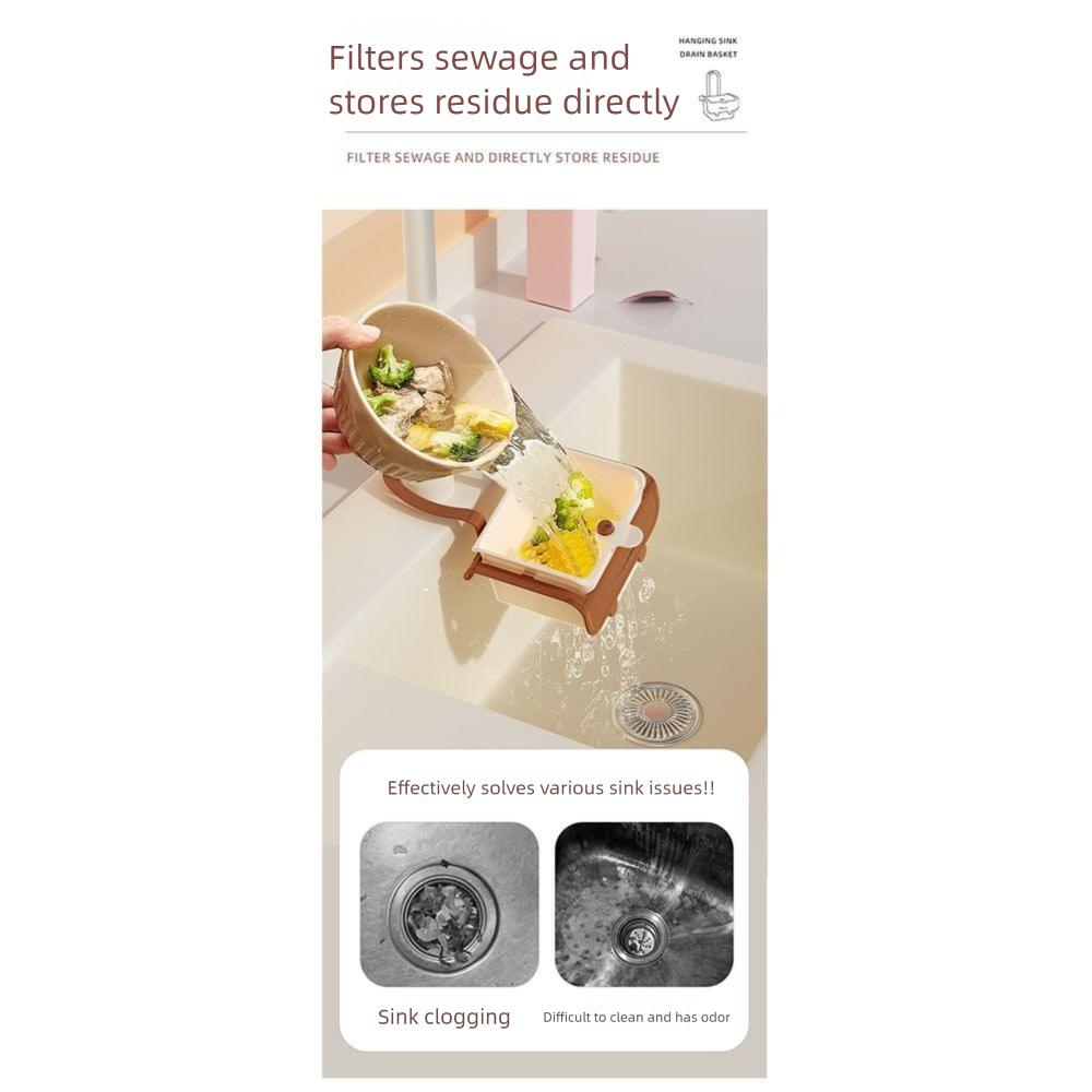 Anti-leakage Kitchen Sink Filter Basket Separate Hanging Bag Grid Racks Durable Sink Drain Basket