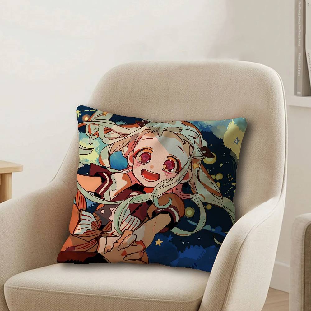 Toilet BBound HHanako Kun Cushion Cover Pillow Cover Decor Pillowcase Printed Cushion Case for Couch