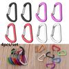 Buckle Hook Aluminum Alloy Climbing Snap Clip Outdoor Camping Keyring D-Ring Keychain Carabiner