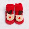 Newborn Baby Boys Girls Christmas Floor Socks Anti-Slip Baby Step Socks