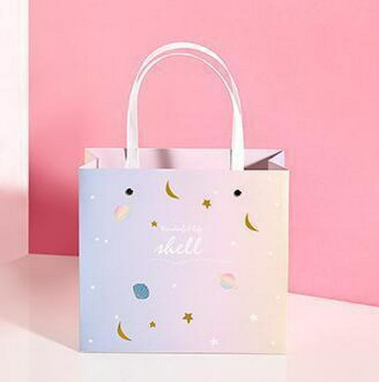 Dreamy Starry Moon Valentine's Makeup Gift Box with Gradient Design