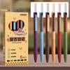 Yousheng 6 Pcs Retractable Gel Pen 0.5mm Assorted Color Ink Fine Point Tip Aesthetic Pens for Journaling Coloring Drawing