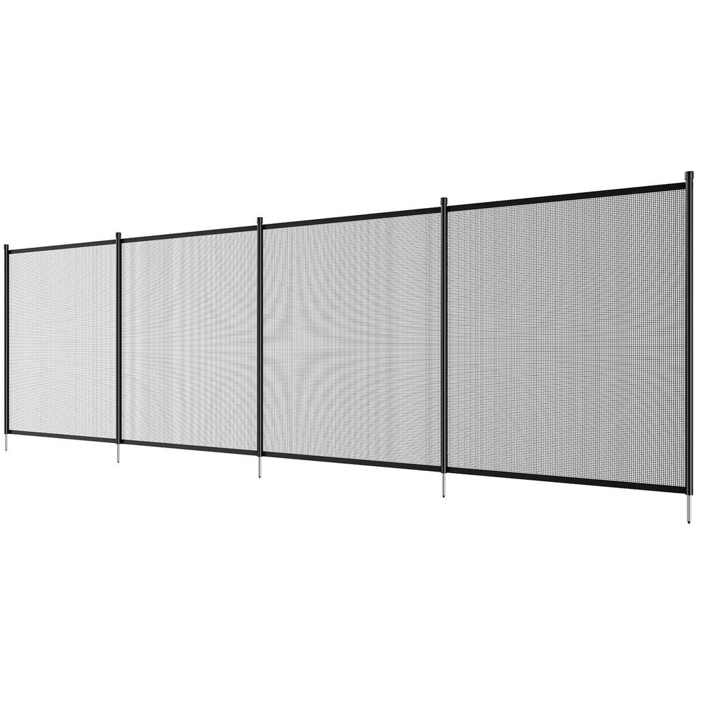 Pool Fence 4 x 48 FT Removable Pool Fences for Inground Pools Outdoor