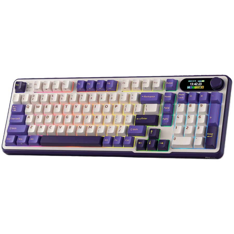 Royal Kludge Rk-S98 Blackberry Mousse Gaming Keyboard Chartreuse Switch