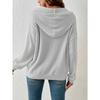Women's Top Shirt Fall/Winter Long-Sleeve Shirt Knit Pullover Hoodie Pocket Sweatshirt