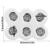 Flower Silicone Molds Rose Flower Fondant Mold Cake Decorating Tools Cupcake Topper Candy Resin Clay Chocolate Gumpaste Mold