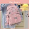 Letter College Pattern Fashion Backpack With Padded Straps For School And Travel