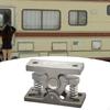 Double Roller Catch,Cabinet Latch Stainless Steel Protection Stop Spring Loaded Door Lock for