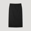 She S miSS Linen Blend Belt Midi Skirt SwwSkp22720 Bk