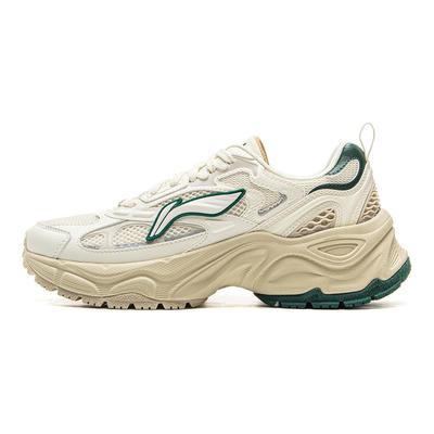 Li Ning Star Ring Y2K Мягкие ретро-модные универсальные увеличивающие рост нескользящие износостойкие дышащие низкие повседневные туфли женские кроссовки AGCV112-1