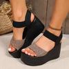 Fashion Fashion Platform Sandals for Women Summer Super High Wedges Sandals Casual Comfortable Walking Shoes for Women Sandalis Mujer