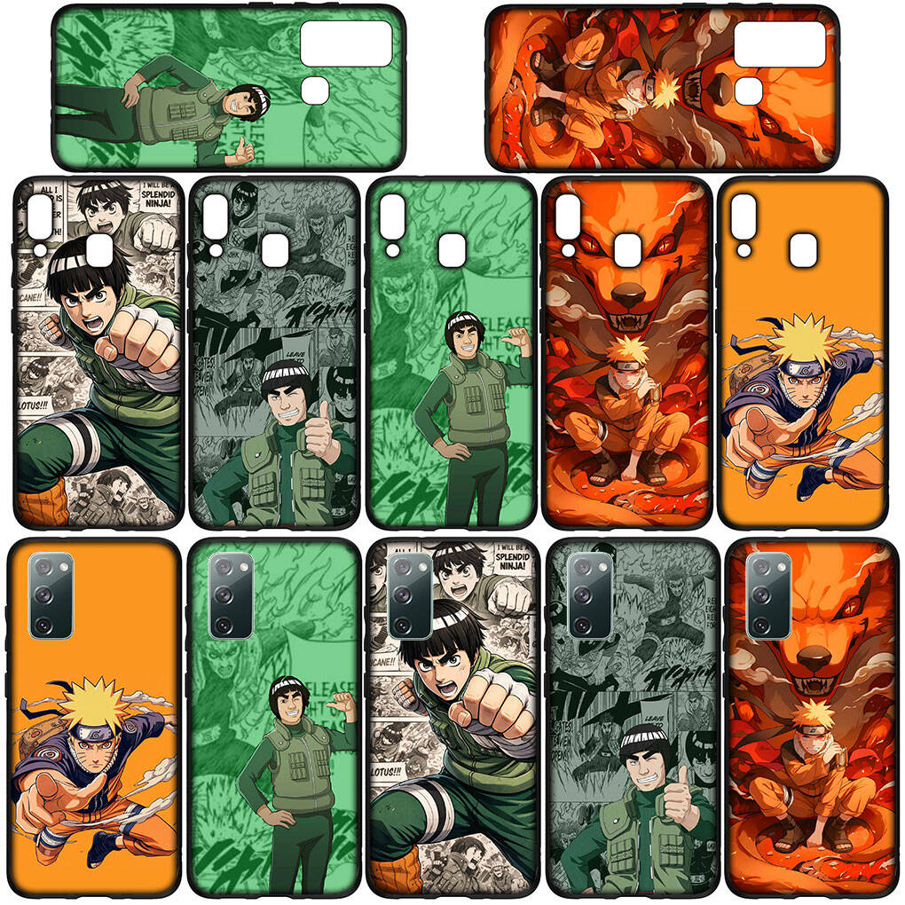Чехол для телефона для iPhone 17 15 16 Plus Xiaomi Poco X7 X6 F8 F7 C85 C75 C71 Redmi Note 14 12 11 13 Pro Max A4 14C 13C Coque Рок Ли Наруто Аниме Чехол
