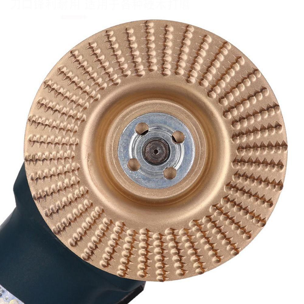 1/3Pcs Carbon Steel Wood Polishing Wheel Abrasive Tool Angle Grinder Disc Wood Grinding Wheel