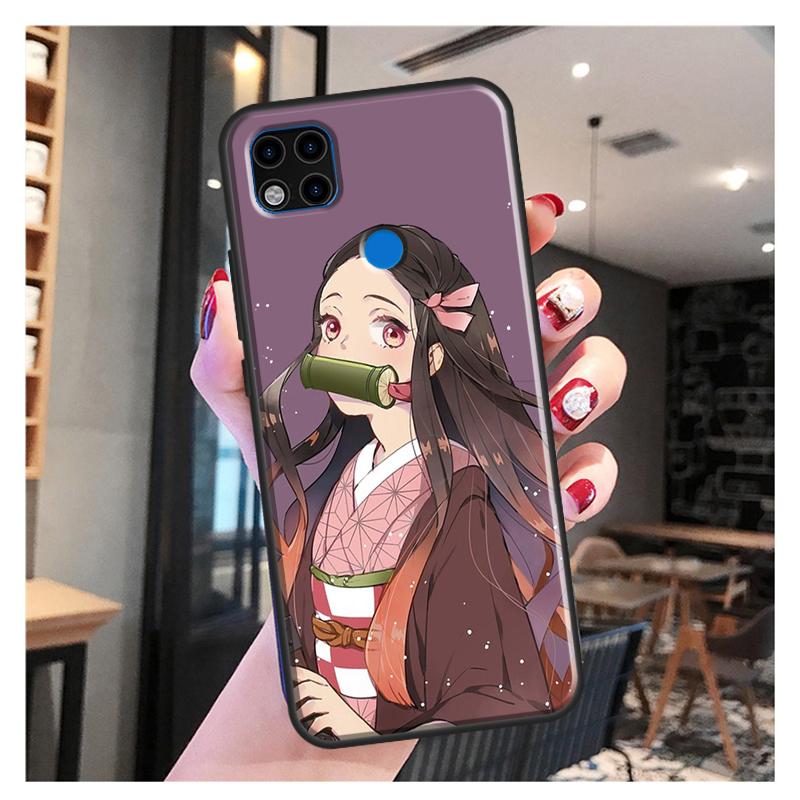 Demon Slayer Kimetsu no Yaiba Funda для Xiaomi Redmi Note 10S 9S 8T 9 Note 10 Pro Note 11 Pro Redmi 9C 9A 9T мягкий чехол