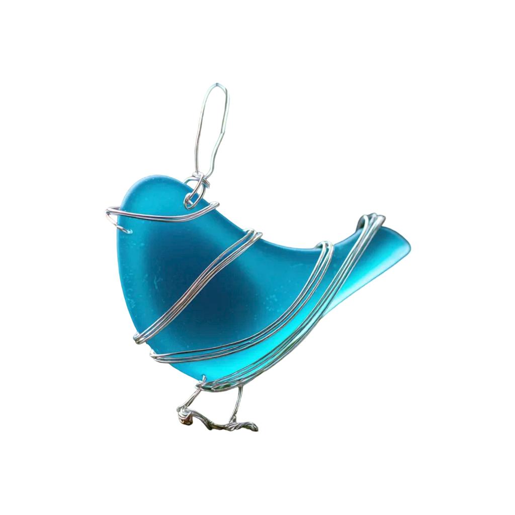 Акриловая подвеска в виде птицы, плоская 2D-подвеска, рождественское декоративное украшение.