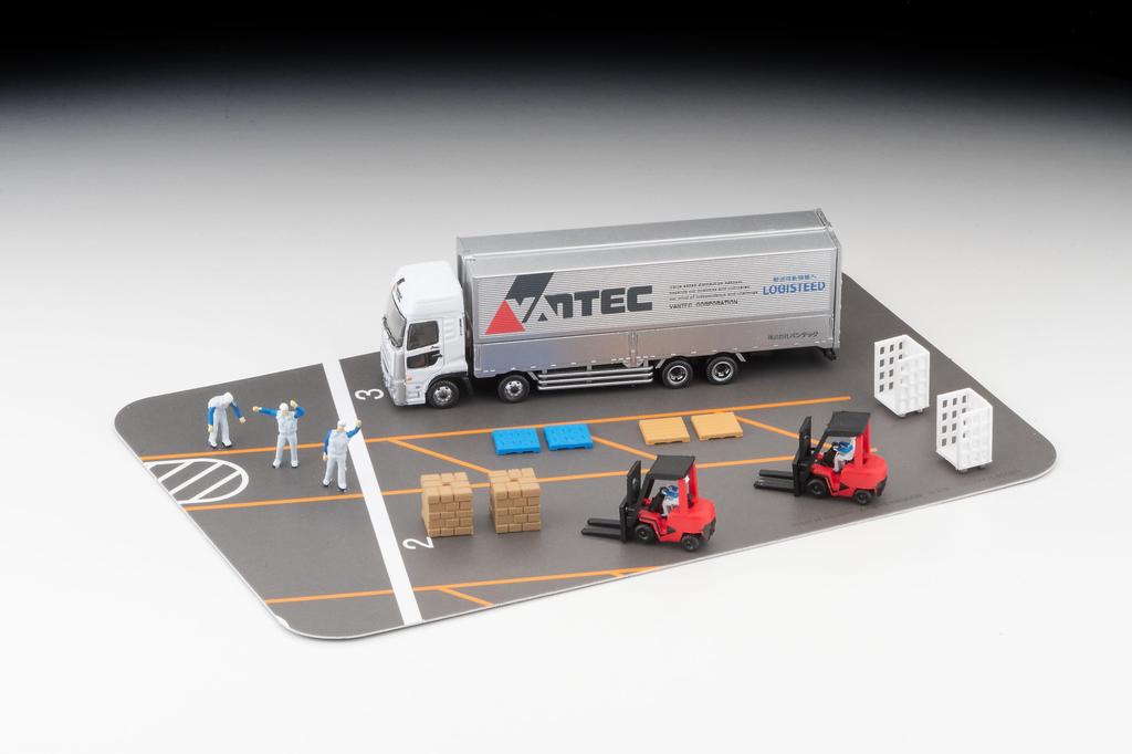 TOMYTEC The Truck Collection Truck Collection Logistics Site Wing Van Set G Vantech