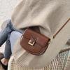 Women's Saddle Messenger Bag - 2024 New Autumn/Winter Light Luxury Genuine Leather Shoulder Bag