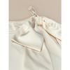 Foreign trade new big bow sling simulation silk drape vest backless top large size gentle temperament top