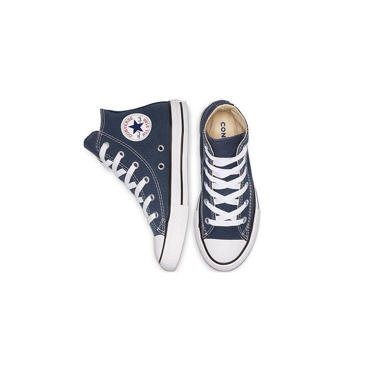 Converse Кеды Chuck Taylor All Star Устойчивые к истиранию Высокие Детские Canvas Обувь Синий Дети Возраст 3 7 Лет 3J233C