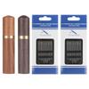 Steel Embroidery Sewing Tools Hand Sewing Needles Wooden Needle Case Self Threading Needles