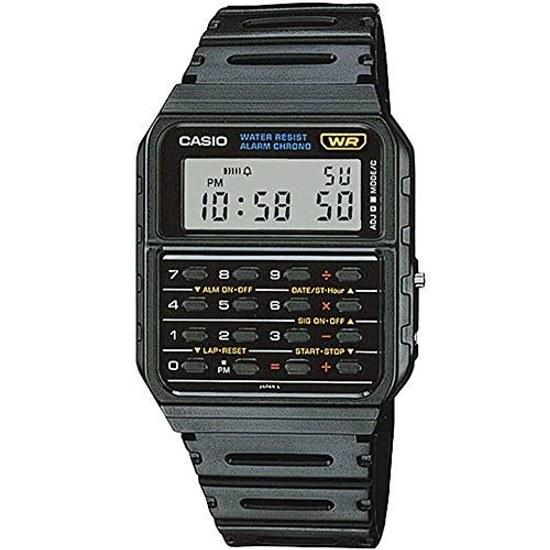 CASIO наручные часы калькулятор функция Часы CA-53W-1Z без косметической коробки простая упаковка черный зарубежная модель.