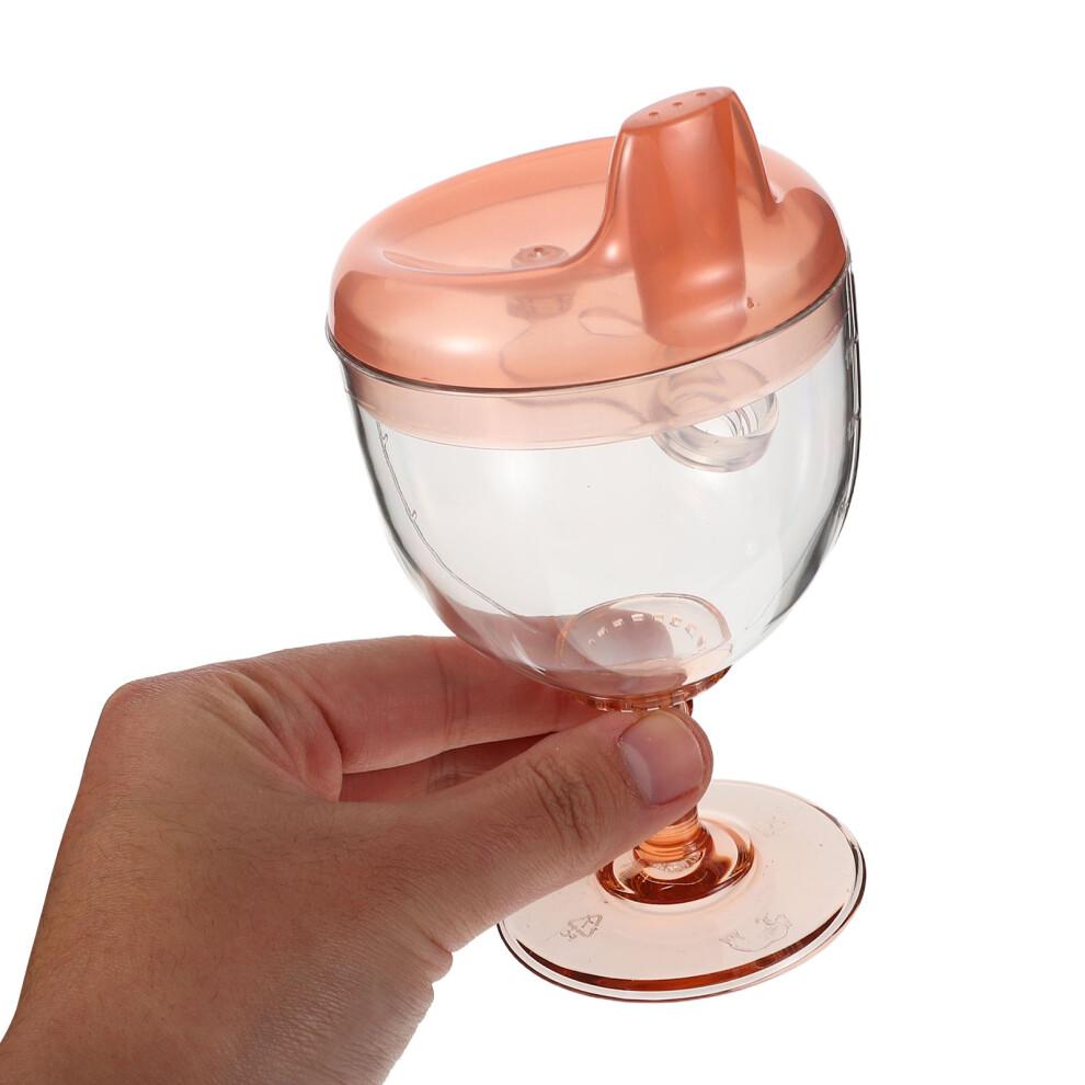 2pcs Baby Cups Goblet Shape Safety Antidrop Toddlers Mealtime