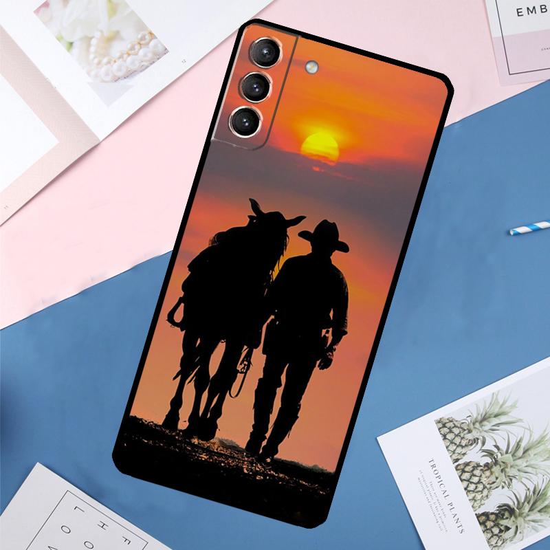 Ковбойский чехол для Samsung Galaxy S24 Ultra S20 S21 S22 S23 S25 Ultra S9 S10 Plus S25 FE Задняя крышка