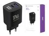 New Encore Energy GaN QC 4 PD 3.0 USB-A USB-C 30W GaN-3083R Wall Charger with Display