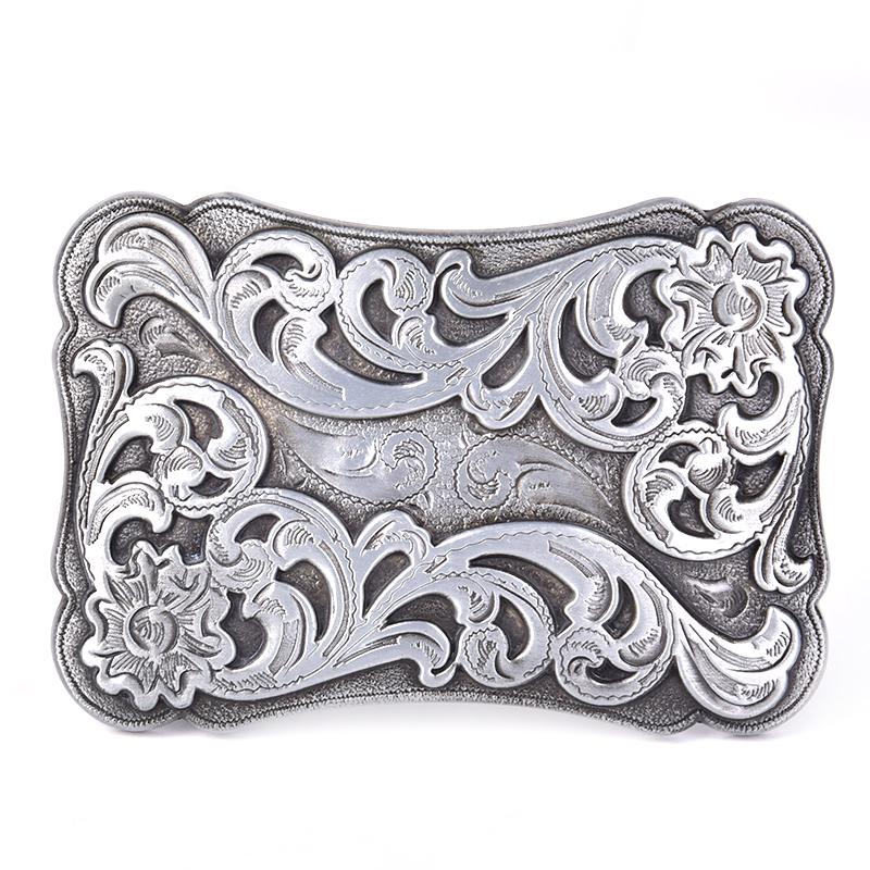 Retro Square Mens Belt Buckle Cowboy Western Large Metal Alloy Buckles