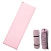 Pastel Pink Reversible Inflatable Mat for Naps and Outdoor Includes Storage Bag Self-Inflating Use,