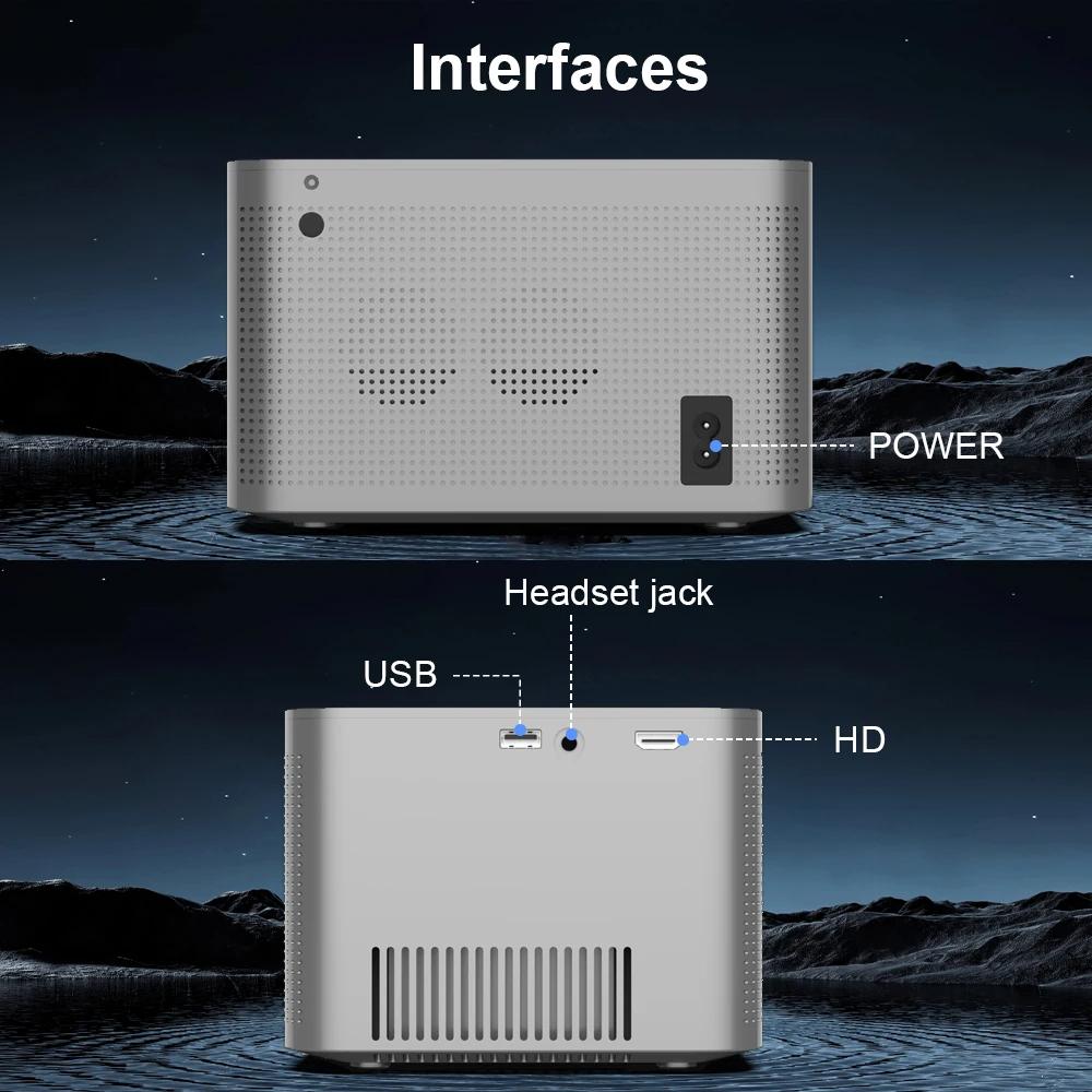 Проектор Magcubic 580ANSI Android11 ​​4K 1920*1080P Wi-Fi6 Голосовое управление AllwinnerH713 Электронный фокус BT5.0 Проектор для домашнего кинотеатра